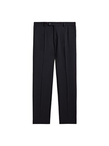 Moudda Massimo Dutti - Pantalon costume bi-naturel extensible bleu marine - Tunisie 1