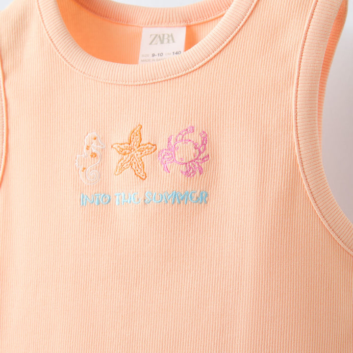 Moudda ZARA - T-shirt fille top brodé - Tunisie 3