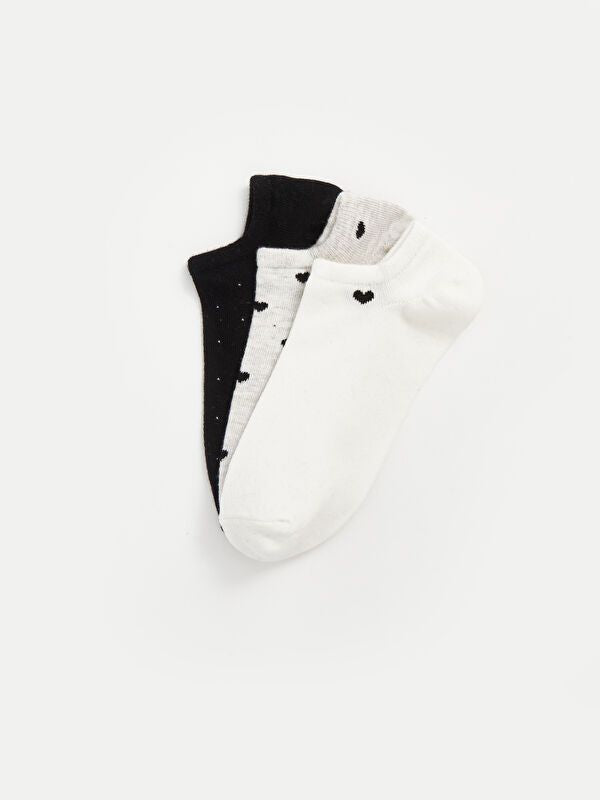 Moudda LC Waikiki - Chaussettes sneakers Femme Ecru - Tunisie 2