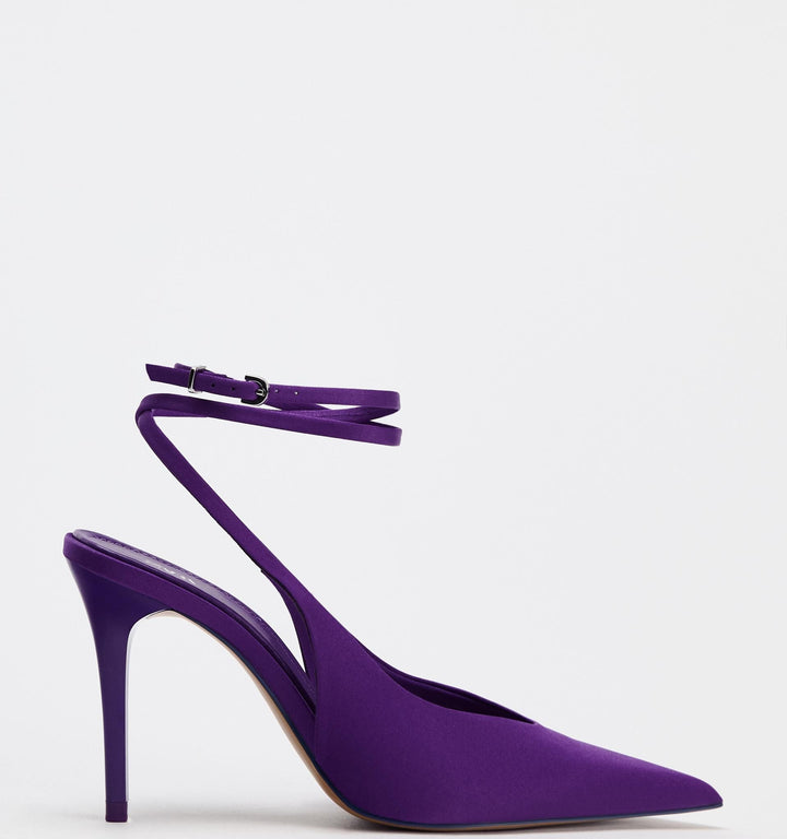 Moudda ZARA - Mocassins talon bracelet satin - Tunisie 1