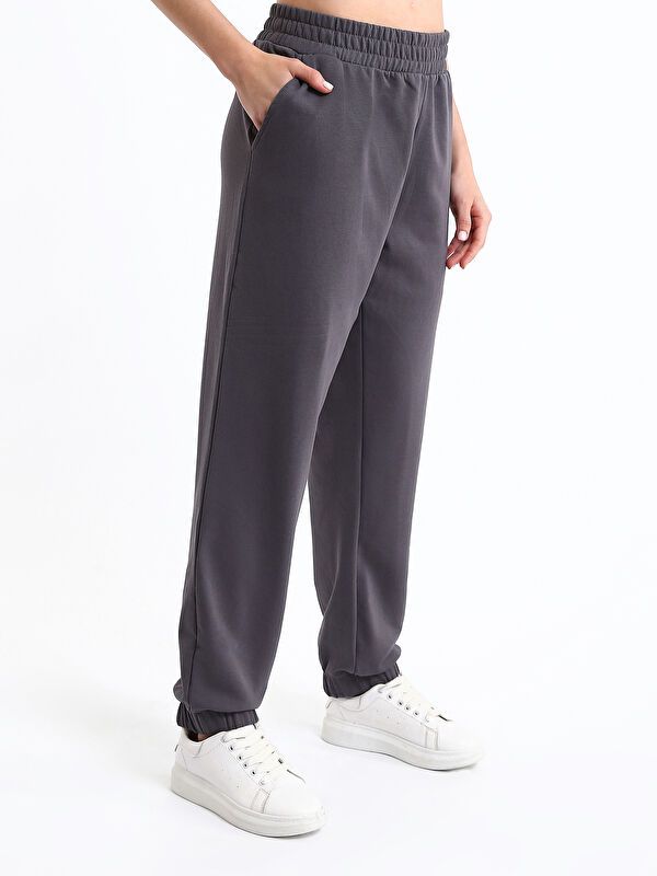 Moudda LC Waikiki - Pantalon en jersey Femme Anthracite - Tunisie 4