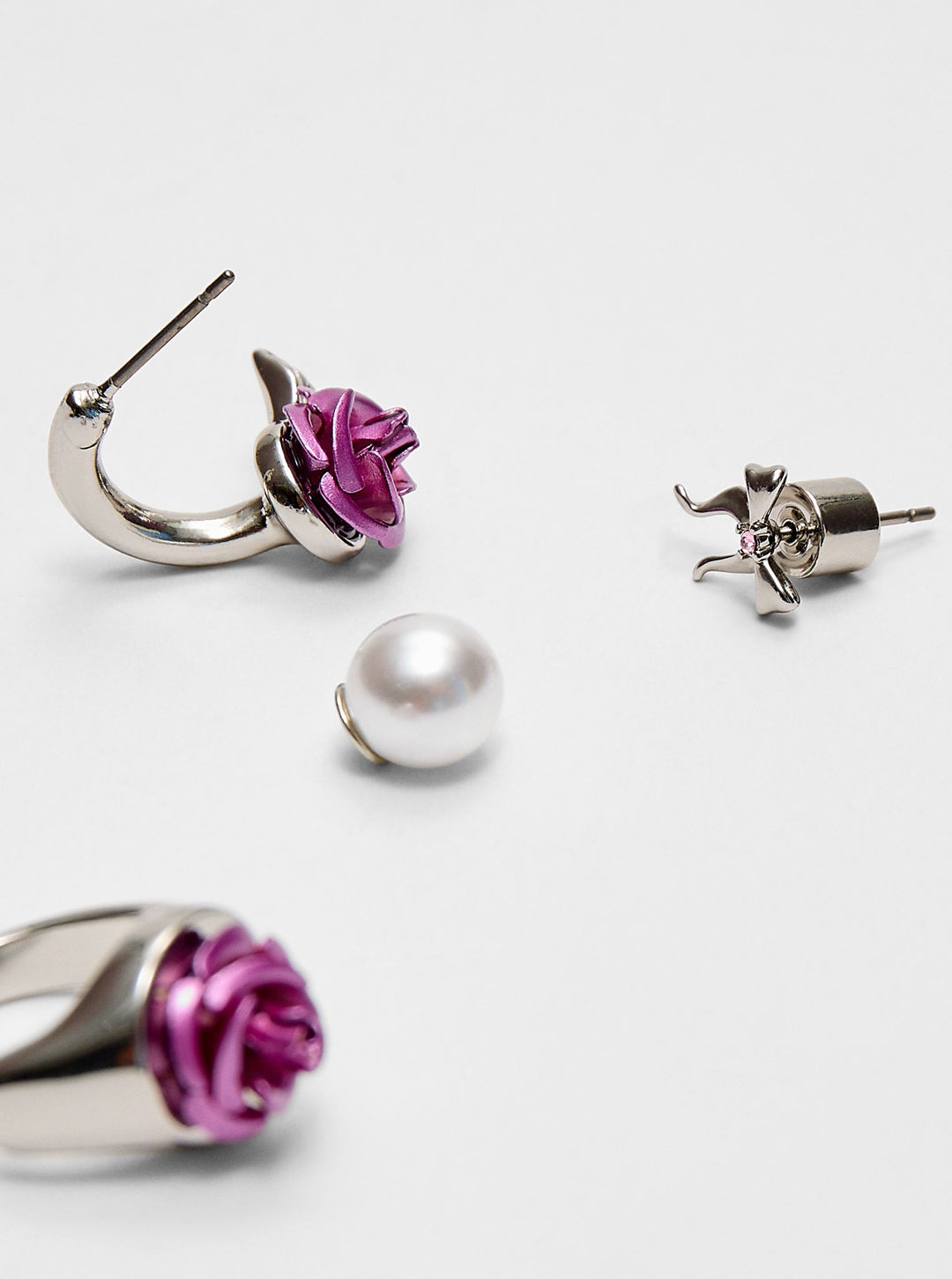 Moudda STRADIVARIUS - Lot de 3 Boucles d'Oreilles Rodeo Bloom - Tunisie 2
