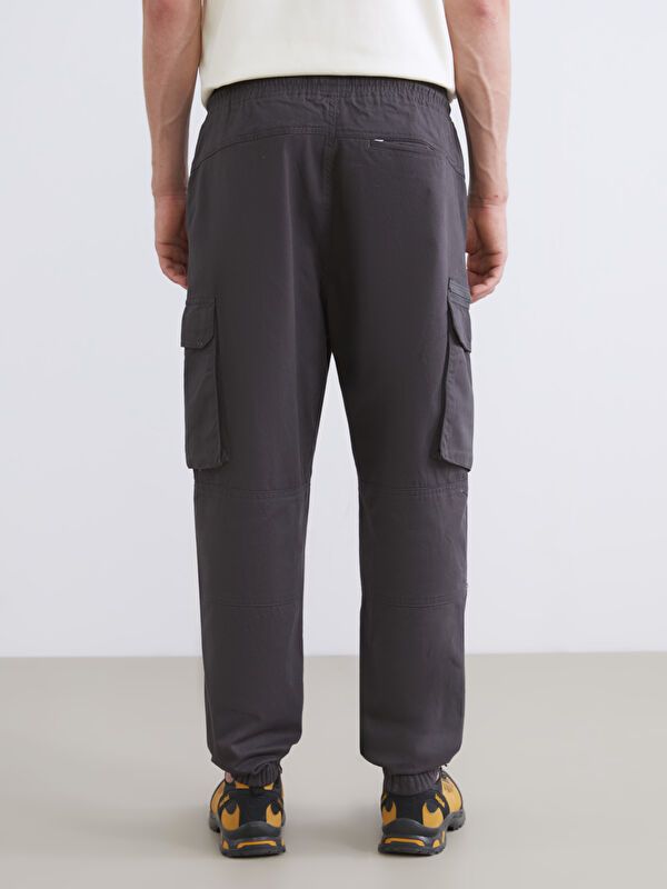 Moudda LC Waikiki - Pantalon cargo en tissu couleur Anthracite pour hommes - Tunisie 4