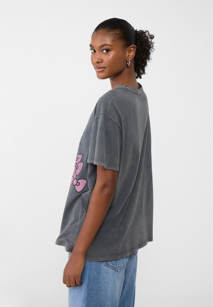 Moudda STRADIVARIUS - T-Shirt Oversize Hello Kitty - Tunisie 5