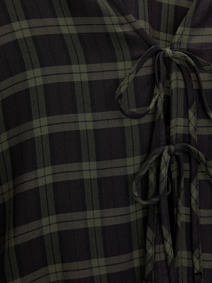 Moudda PULL & BEAR - Chemise Lacets à Carreaux - Tunisie 3