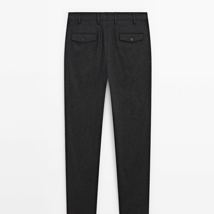 Moudda Massimo Dutti - Pantalon habillé flanelle cachemire - Tunisie 5
