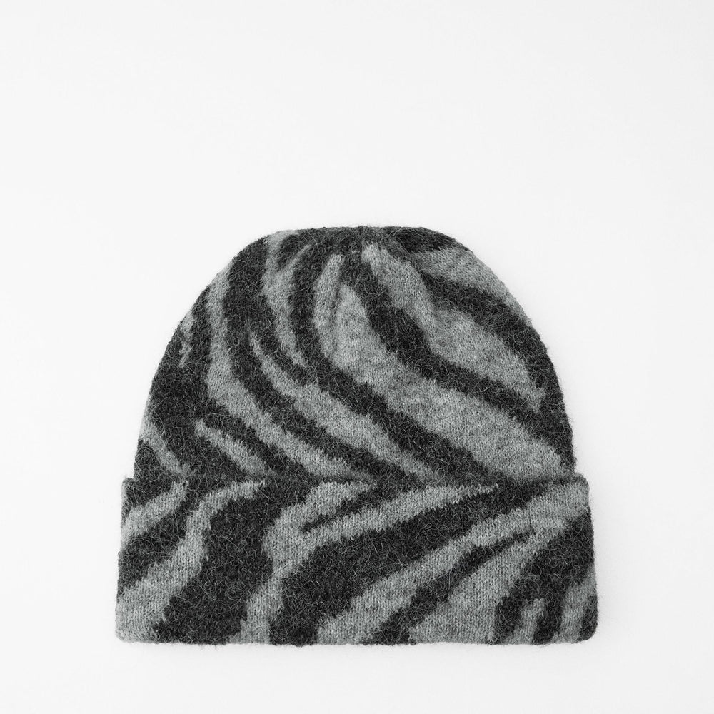 Moudda ZARA - Bonnet jacquard zèbre alpaga et laine - Tunisie 2