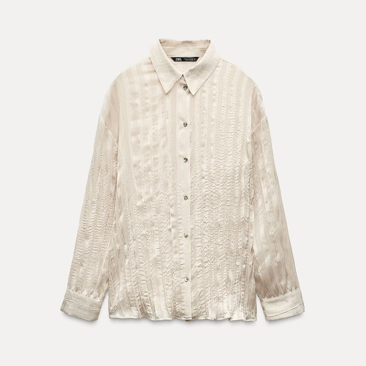 Moudda ZARA - Chemise plissée manches longues - Tunisie 1