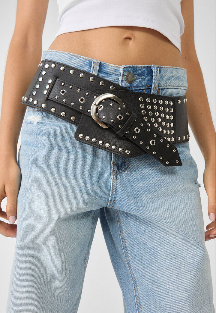 Moudda STRADIVARIUS - Ceinture Asymétrique avec Clous - Tunisie 5