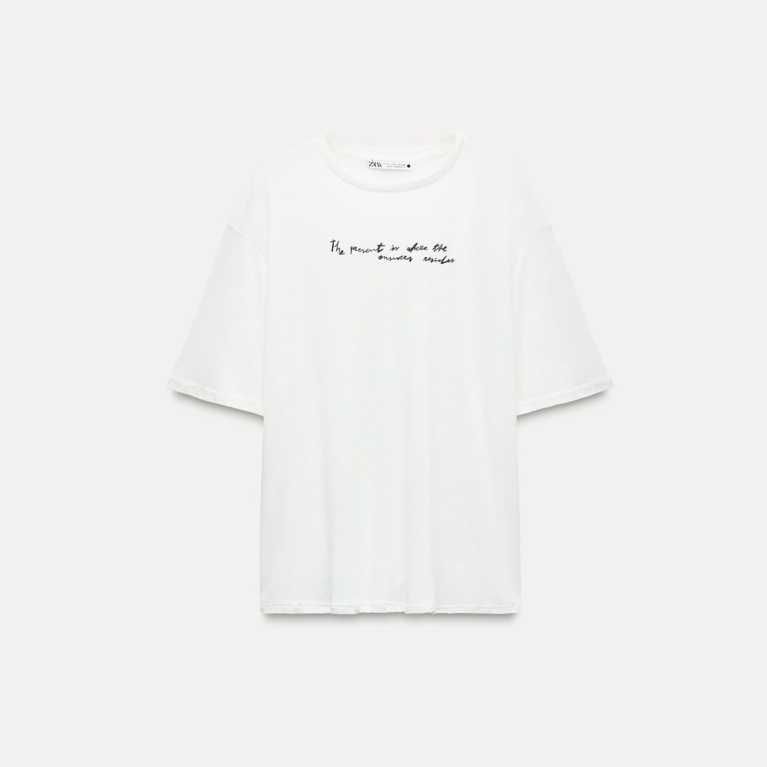 Moudda ZARA - T-shirt imprimé devant - Tunisie 1