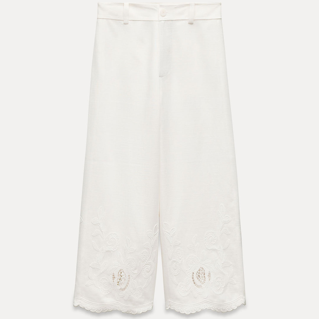 Moudda ZARA - Pantalon Jupe-Culotte Brodé - Tunisie 1
