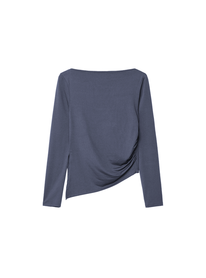 Moudda STRADIVARIUS - T-Shirt Manches longues Col V avec Ouverture - Tunisie 4