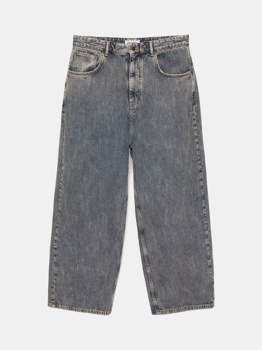 Moudda PULL & BEAR - Pantalon Denim Superbaggy Slub BK TK - Tunisie 2