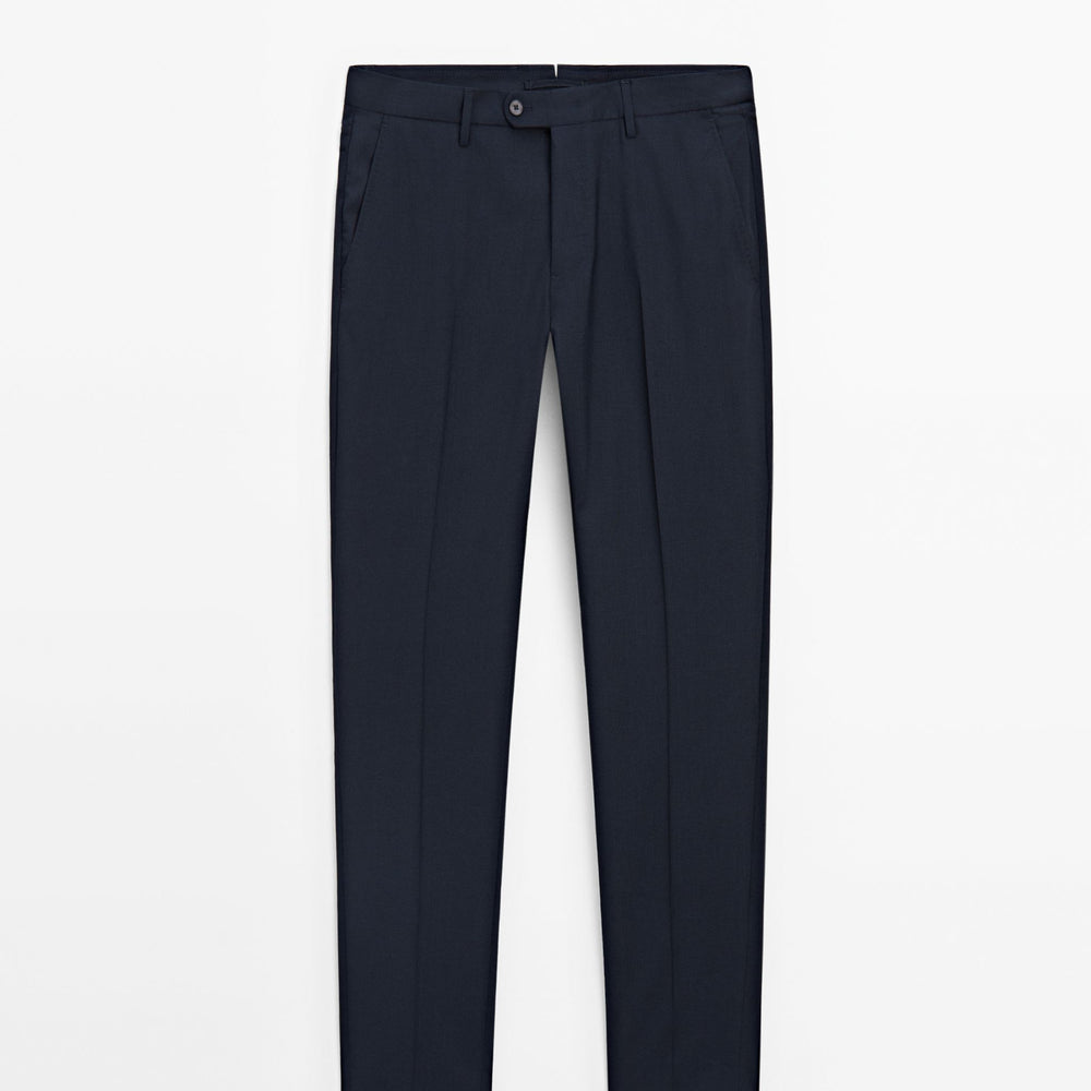 Moudda Massimo Dutti - Pantalon costume carreaux bleu marine - Tunisie 2