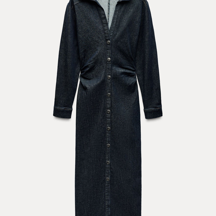 Moudda ZARA - Robe chemise mi-longue cintrée - Tunisie 1