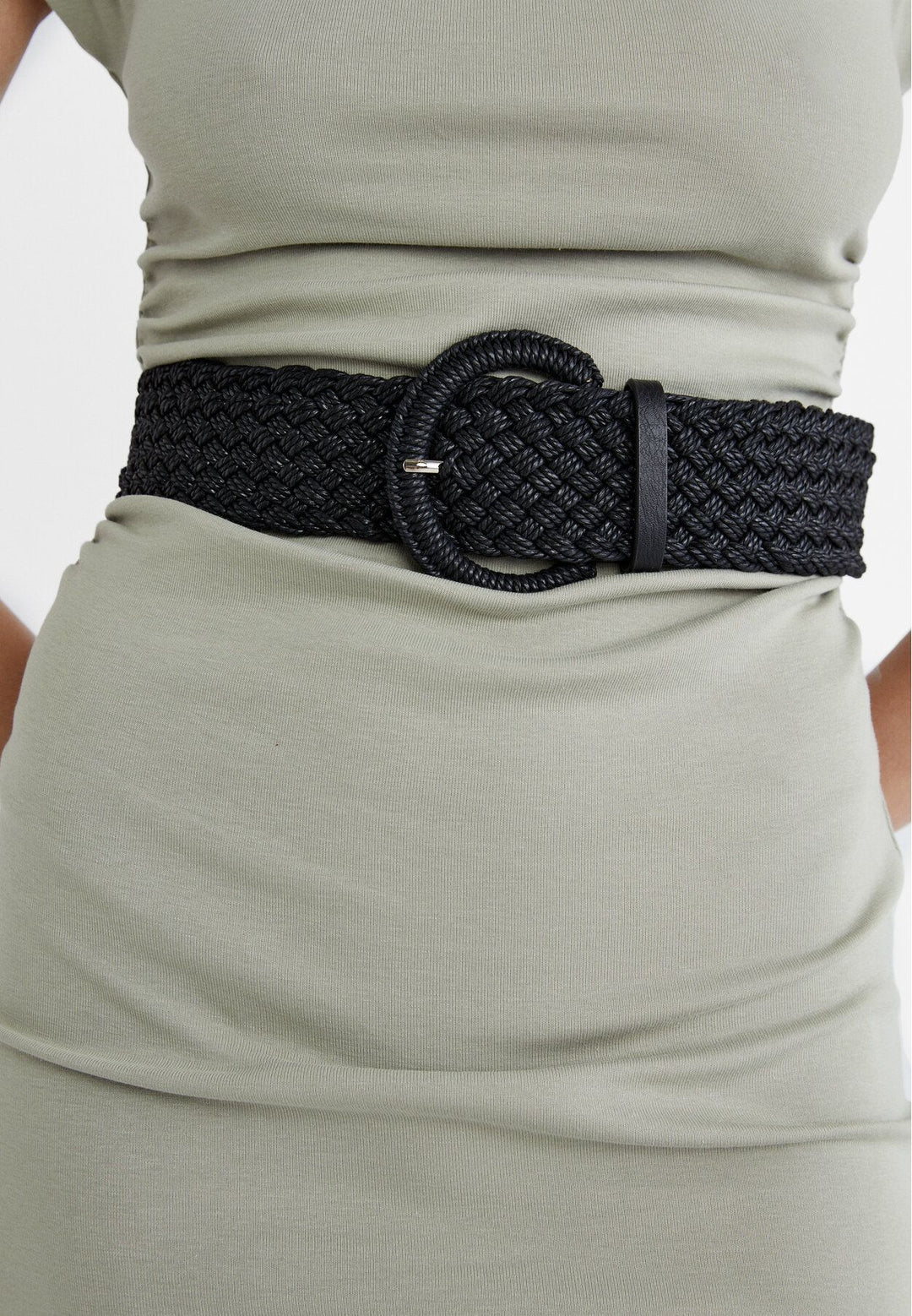 Moudda STRADIVARIUS - Ceinture Large en Rafia Tressée - Tunisie 5