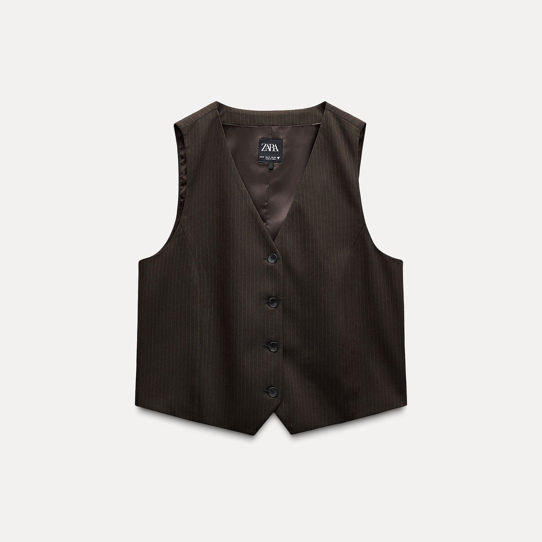Moudda ZARA - Gilet masculin laine froide passants coordonné - Tunisie 1