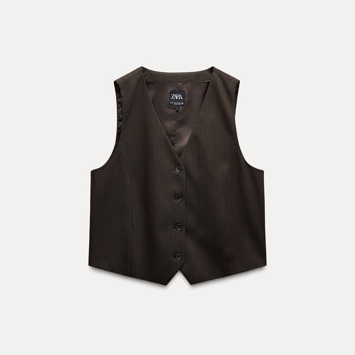 Moudda ZARA - Gilet masculin laine froide passants coordonné - Tunisie 1