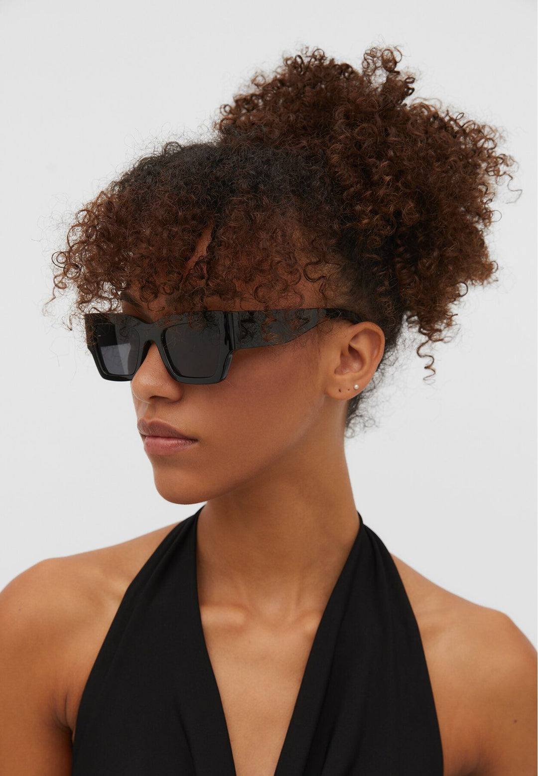 Moudda STRADIVARIUS - Lunettes de Soleil Rectangulaires en Acétate - Tunisie 3