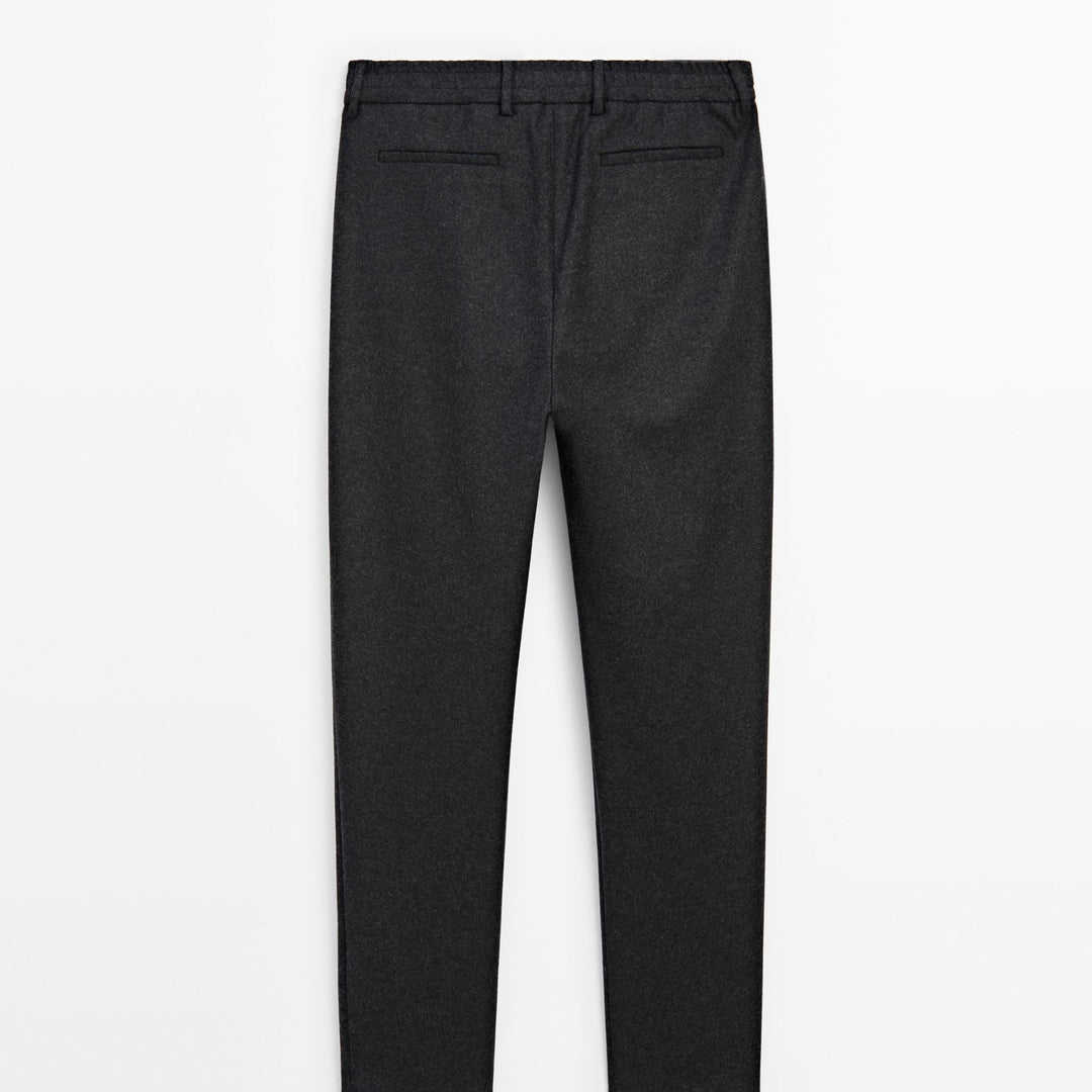 Moudda Massimo Dutti - Pantalon jogging maille – ensemble gris - Tunisie 5