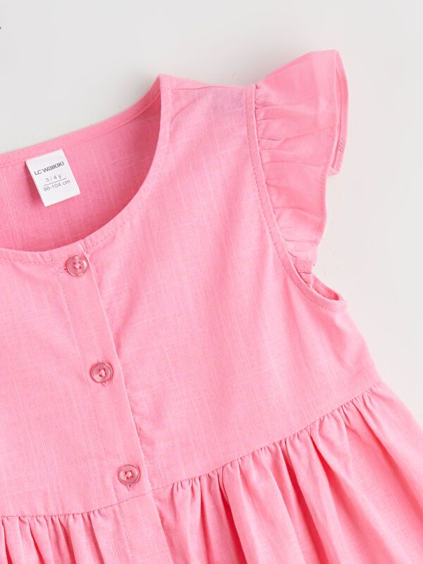 Moudda LC Waikiki - Robe manches courtes en tissu pour Fille - Tunisie 2