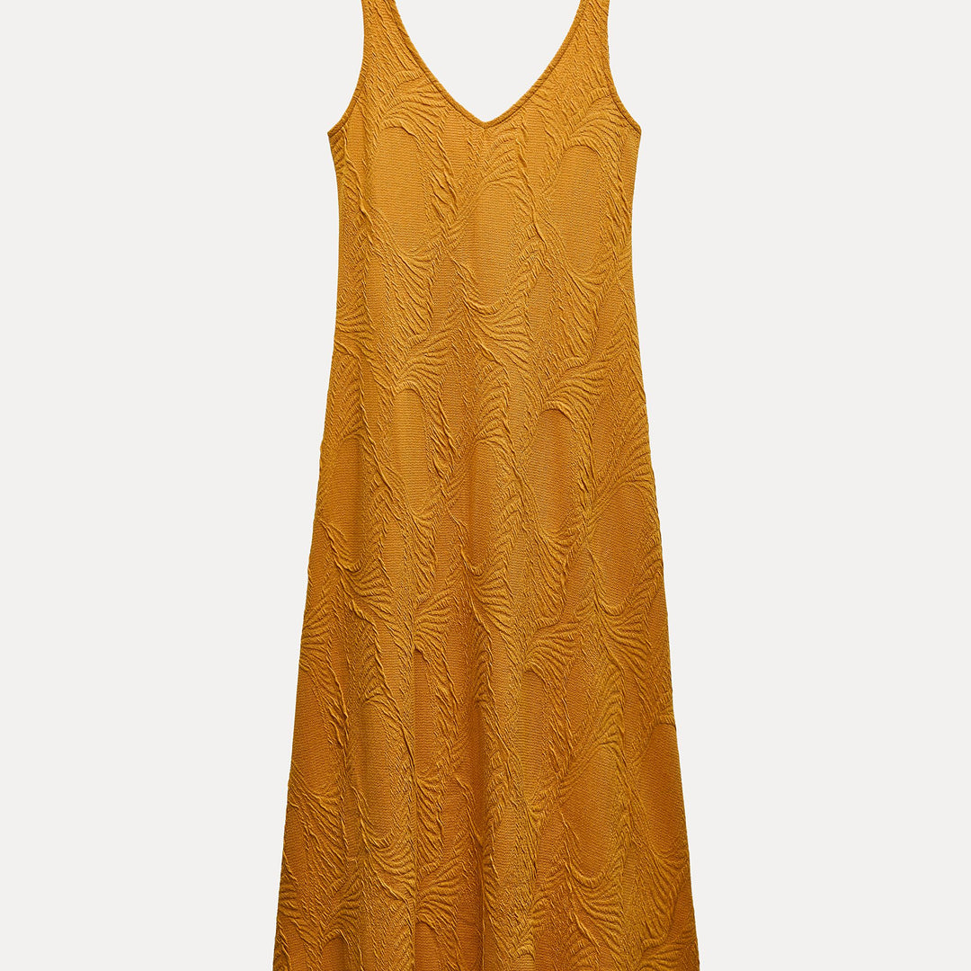 Moudda ZARA - Robe jacquard fluide, encolure ronde - Tunisie 2