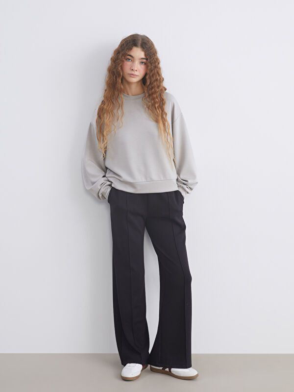 Moudda LC Waikiki - Pantalon en jersey Femme Noir - Tunisie 1