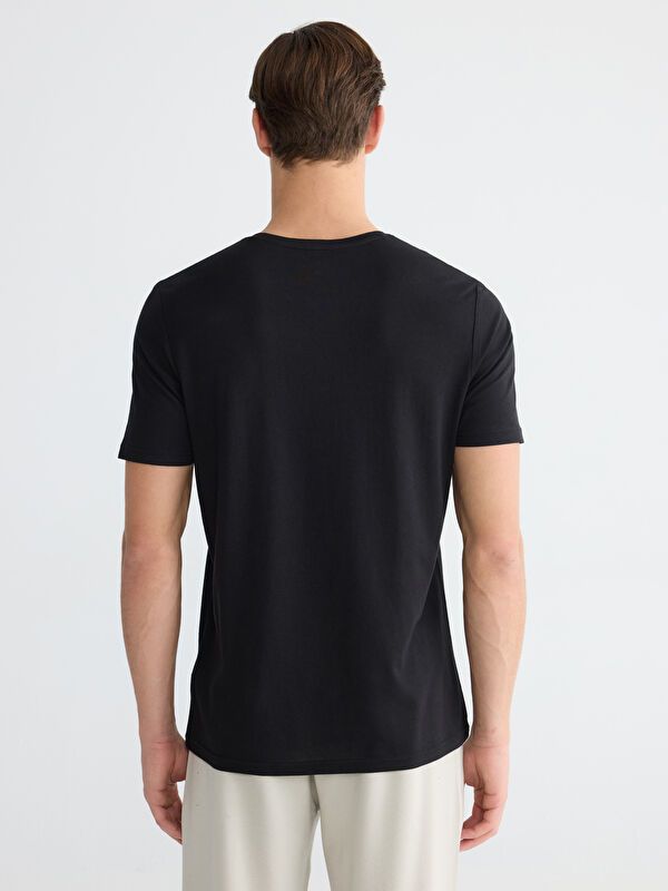 Moudda LC Waikiki - T-shirt basique col rond manches courtes en jersey - Tunisie 4