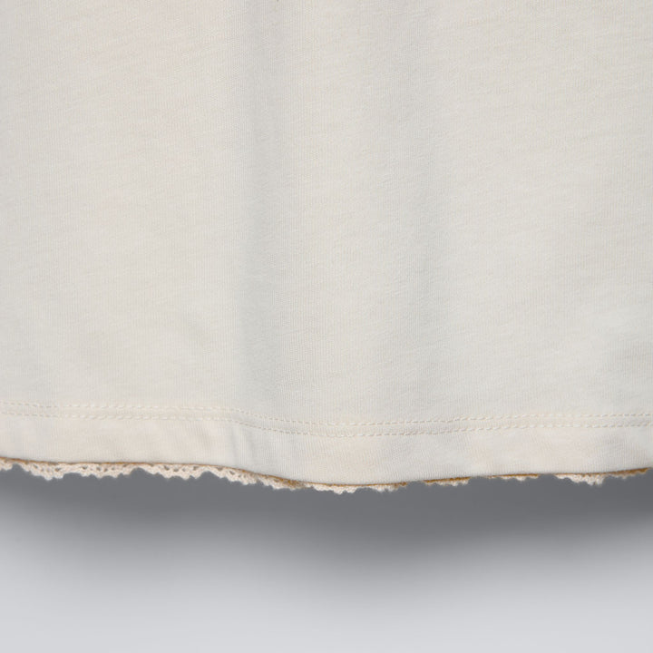 Moudda ZARA - T-shirt imprimé chiffre, dentelle au bas - Tunisie 3