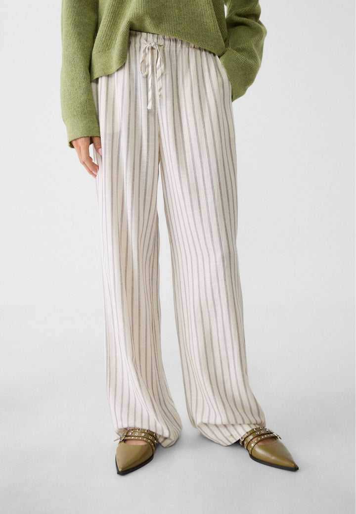 Moudda STRADIVARIUS - Pantalon Long Fluide Rustique Imprimé - Tunisie 3