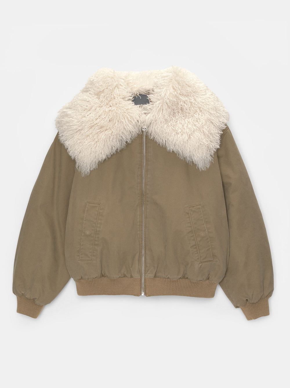 Moudda PULL & BEAR - Veste Bomber Poil Bouclé Col - Tunisie 2