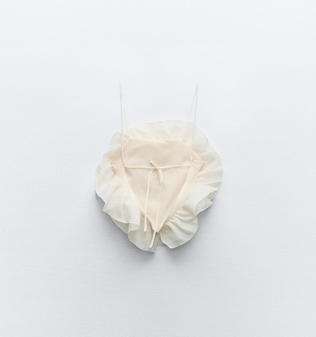 Moudda ZARA - Top grande fleur organza dos nu - Tunisie 2