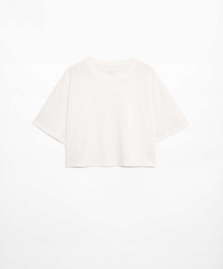 Moudda Oysho - T-Shirt Crop Coton Élasthanne - Tunisie 4