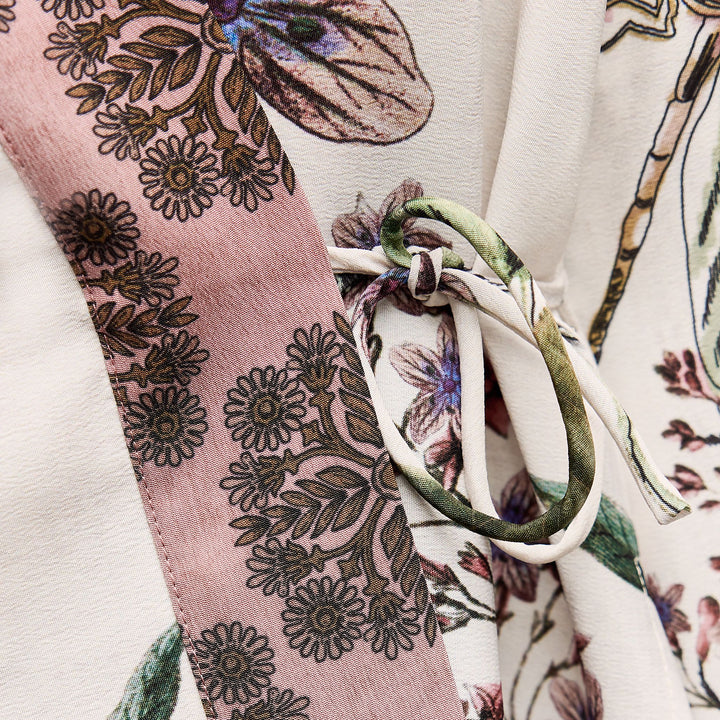 Moudda ZARA - Ensemble kimono imprimé floral grec, ceinturé - Tunisie 3