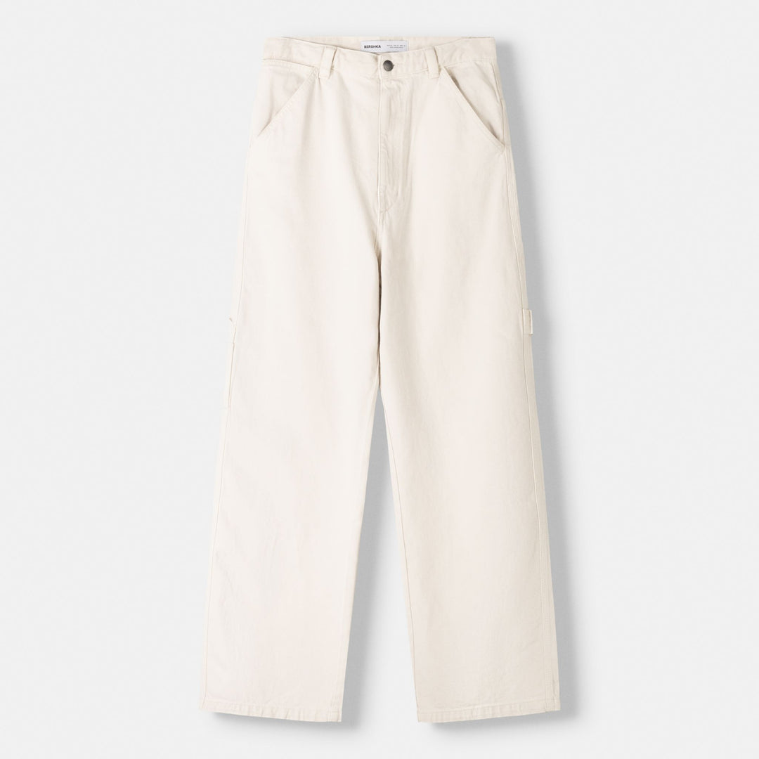 Moudda BERSHKA - Pantalon ample coton style carpenter - Tunisie 1