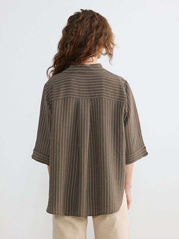 Moudda LC Waikiki - Chemisier (blouse) manches longues en tissu pour Femme - Tunisie 4