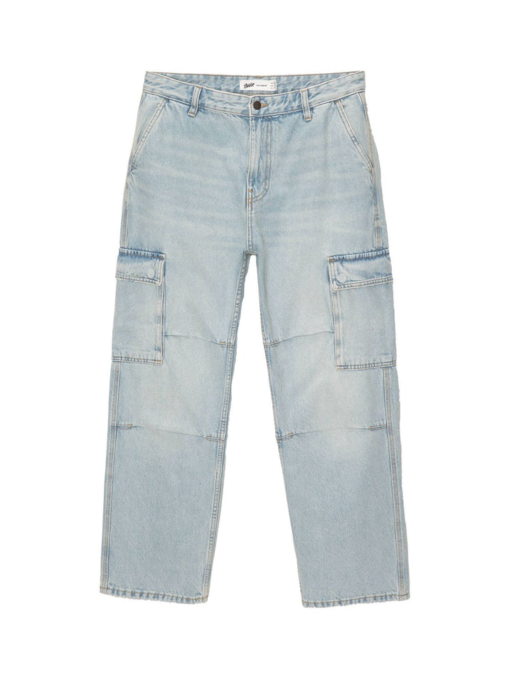 Moudda PULL & BEAR - Pantalon Denim Cargo Straight - Tunisie 2