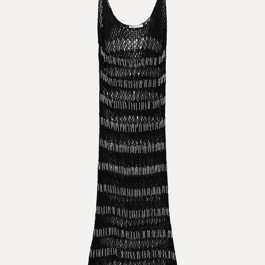 Moudda ZARA - Robe Midi en Résille à Strass - Tunisie 2