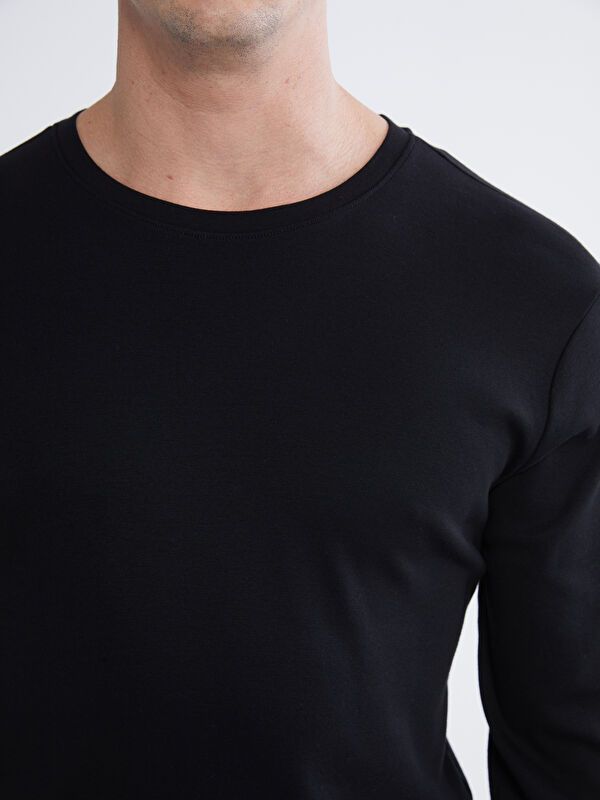 Moudda LC Waikiki - T-shirt basique manches longues en jersey pour Homme - Tunisie 3