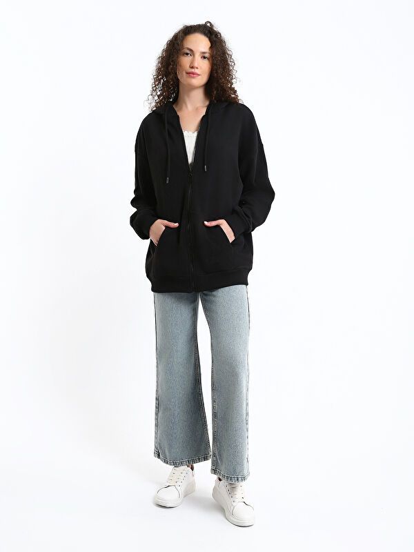 Moudda LC Waikiki - Jean basique en denim couleur Rodeo Bleu indigo moyen pour femmes - Tunisie 1
