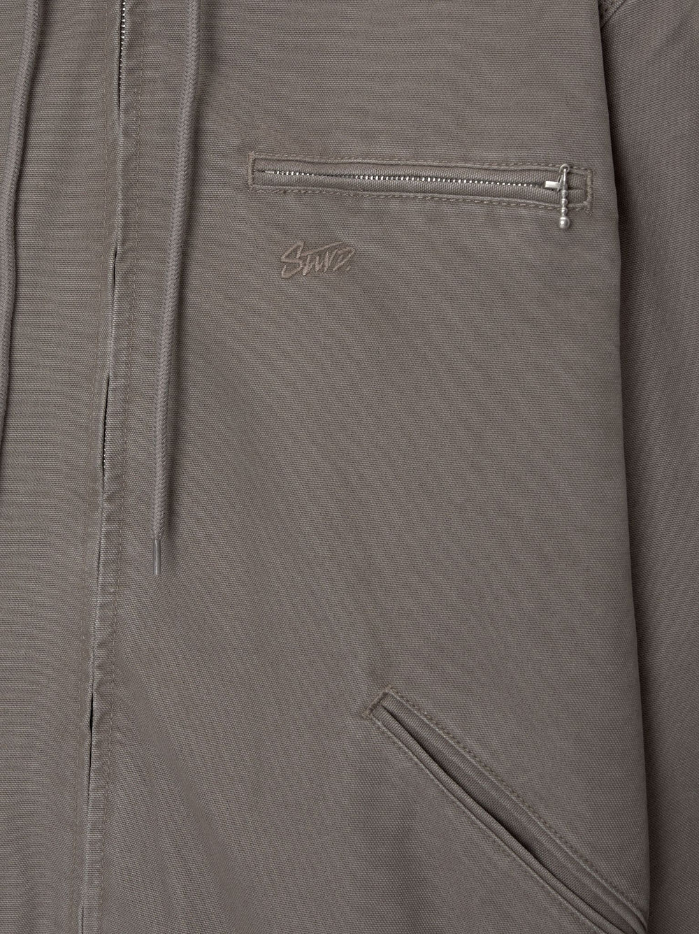 Moudda PULL & BEAR - Veste Coton Capuche Teinture Garment Lavée - Tunisie 2