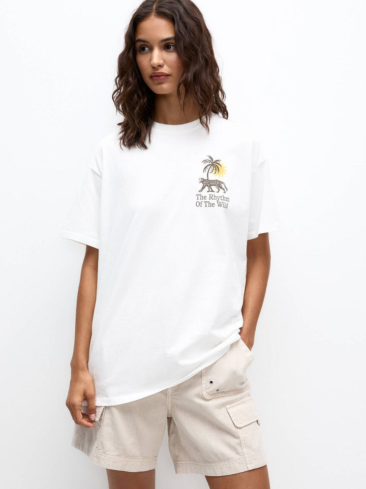 Moudda PULL & BEAR - Body Graphique Léopard - Tunisie 4