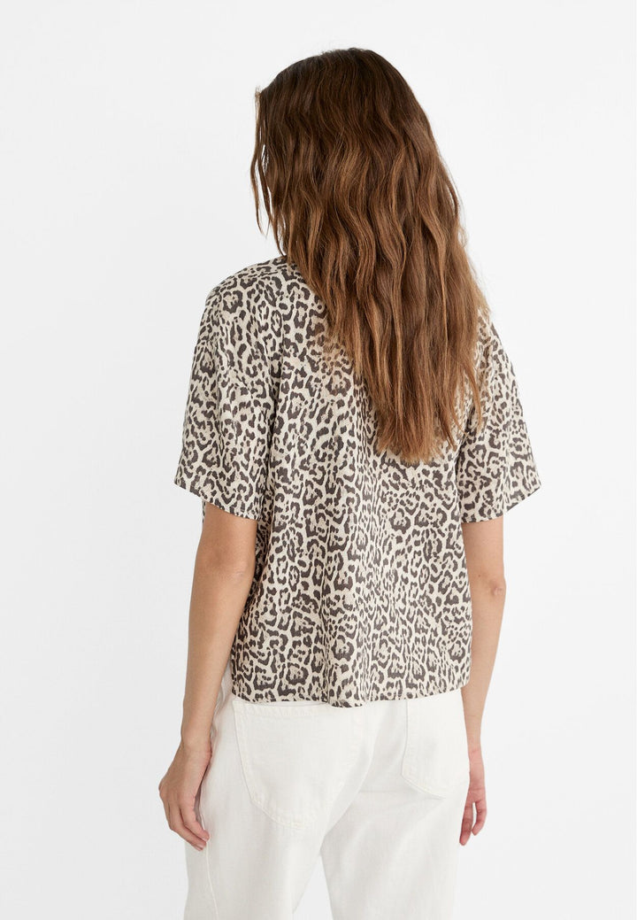 Moudda STRADIVARIUS - Chemise Rustique Manche Courte avec Poche - Tunisie 5