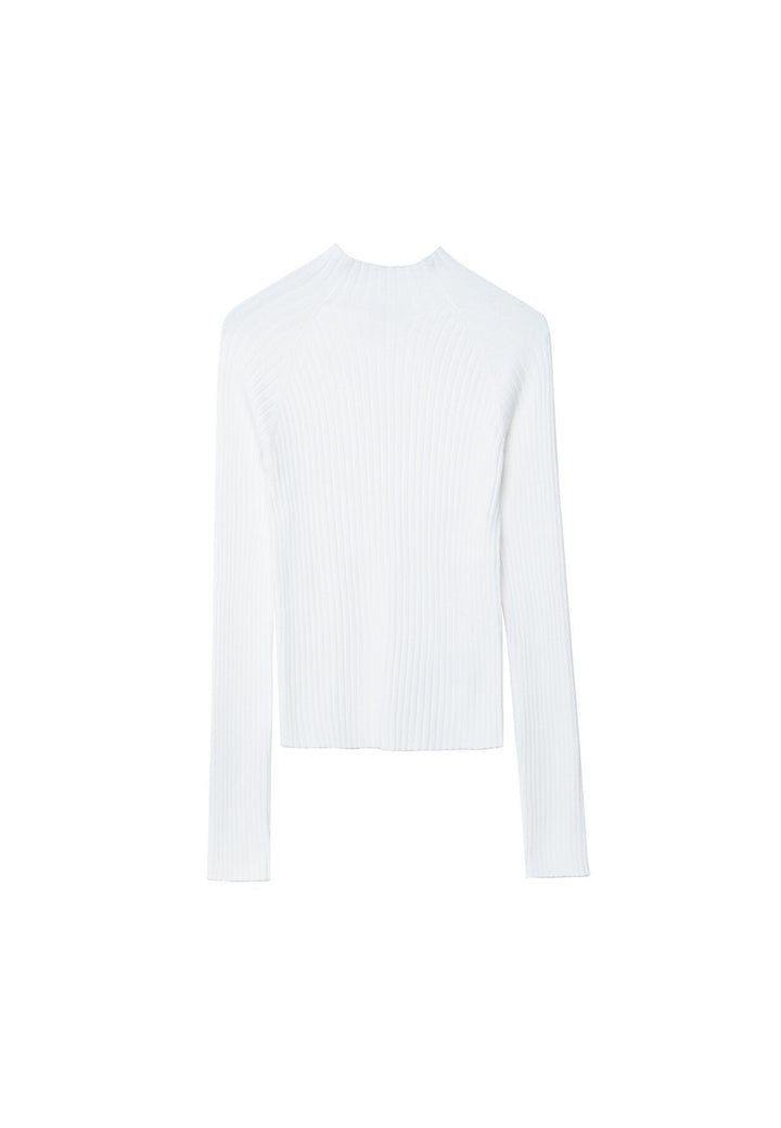 Moudda STRADIVARIUS - Pull en Maille Demi-Col en Maille Canalé - Tunisie 1