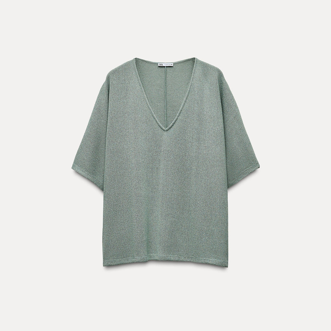 Moudda ZARA - T-shirt asymétrique, tissu ample - Tunisie 2