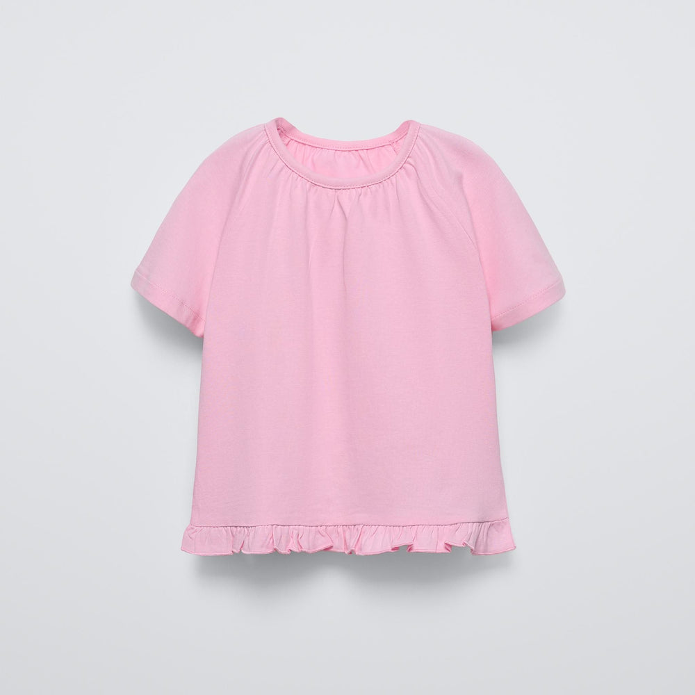Moudda ZARA - T-shirt enfant volants bas, manches raglan - Tunisie 2