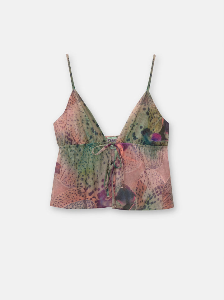 Moudda PULL & BEAR - Top Imprimé Nœuds Devant Collection Été - Tunisie 3