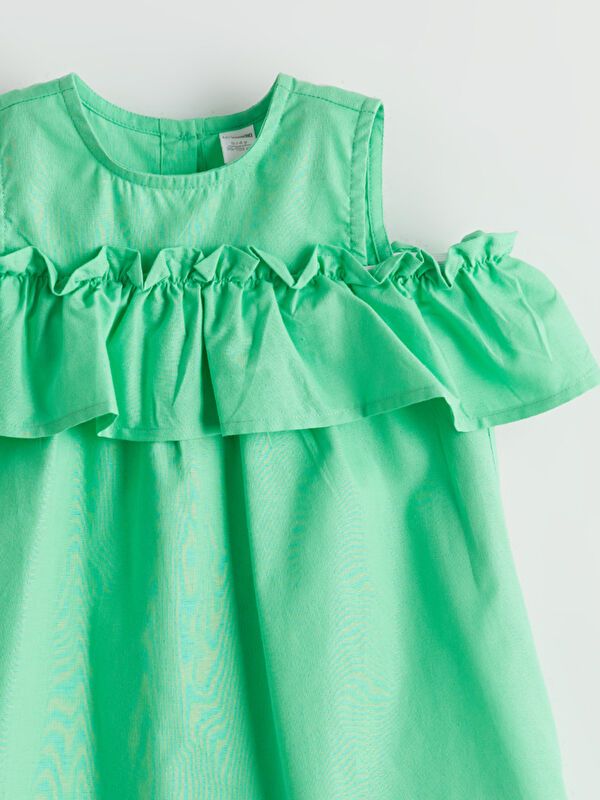 Moudda LC Waikiki - Robe manches courtes en tissu pour Fille - Tunisie 3