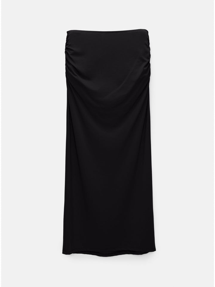 Moudda PULL & BEAR - Jupe Longue Fronces Latérales Polyamide - Tunisie 1