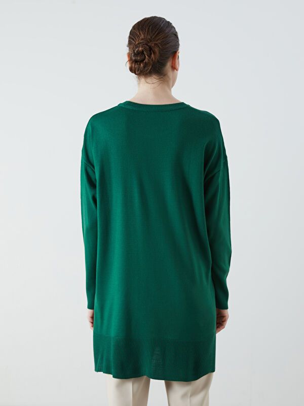 Moudda LC Waikiki - Tunique tricot Femme Vert foncé - Tunisie 4